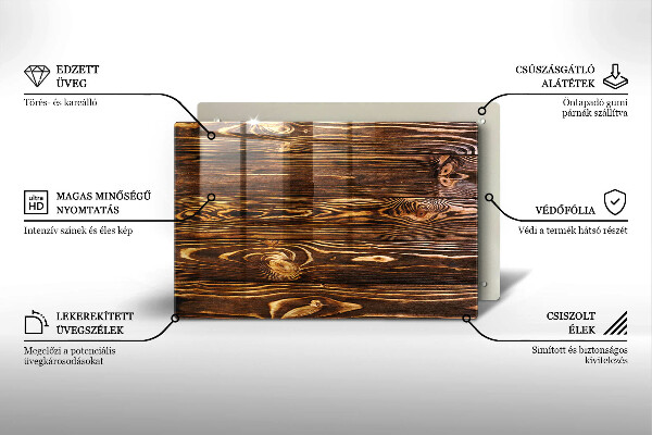 Copri piano cottura Struttura del legno