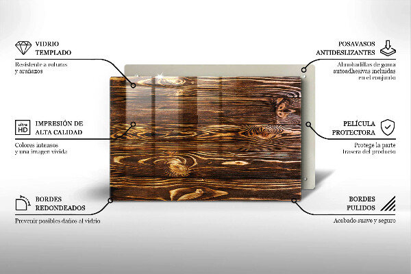 Copri piano cottura Struttura del legno