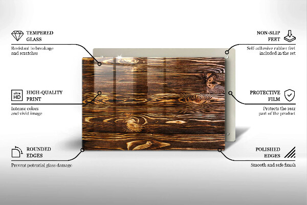 Copri piano cottura Struttura del legno