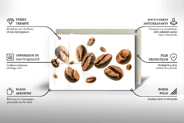 Copri piano cottura Chicchi di caffè