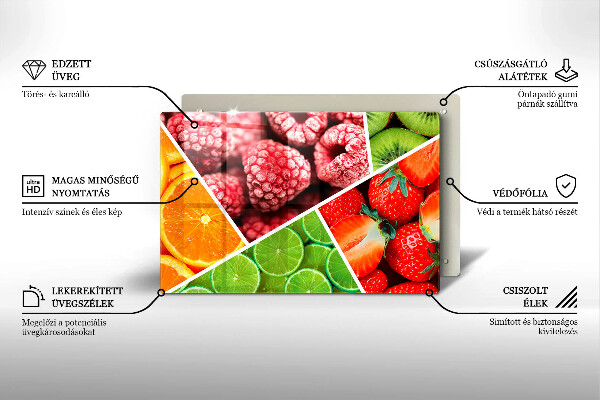 Copri piano cottura Frutti colorati