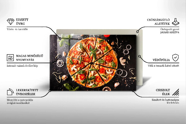 Copri piano cottura Pizza ai funghi