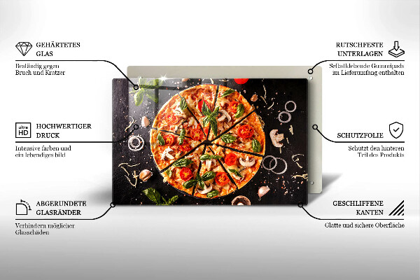 Copri piano cottura Pizza ai funghi