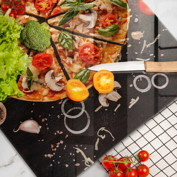 Copri piano cottura Pizza ai funghi