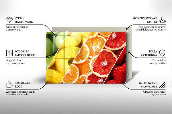 Copri piano cottura Frutti colorati