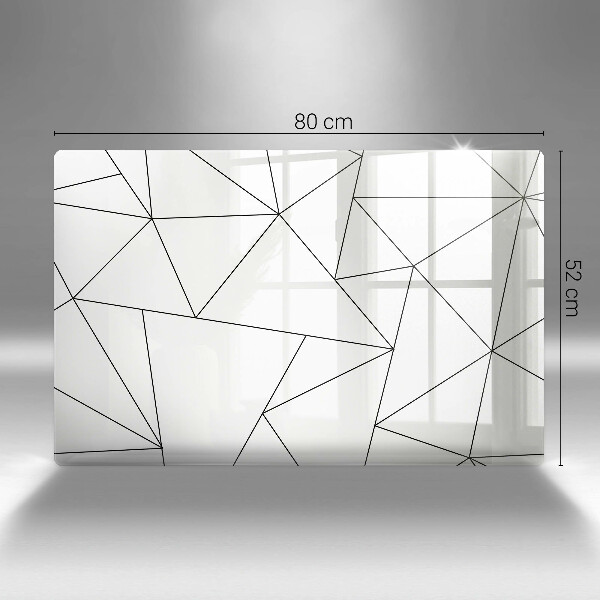 Protezione piano cottura Triangoli bianchi