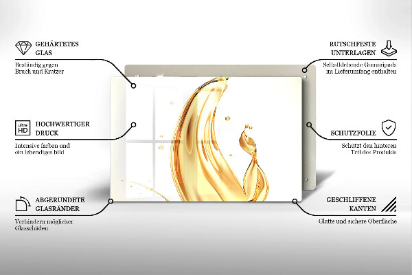 Protezione piano cottura olio d'oliva