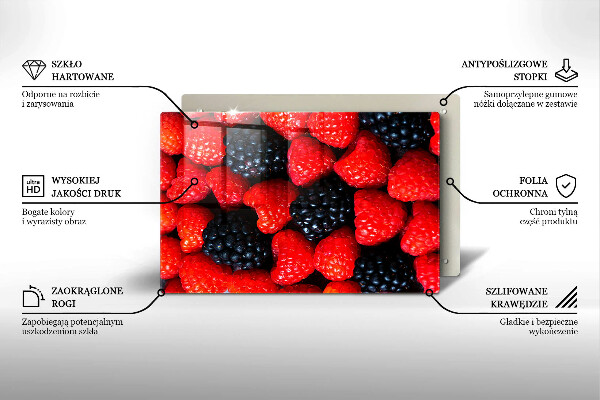 Protezione piano induzione Lamponi e more