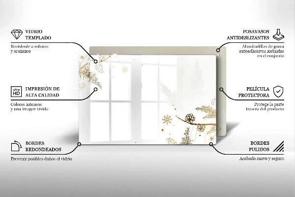Protezione piano induzione Decorazioni invernali