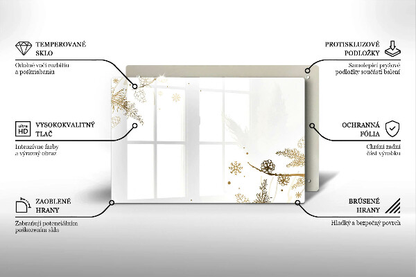 Protezione piano induzione Decorazioni invernali