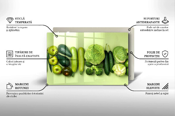 Protezione piano induzione Frutta e verdura verde