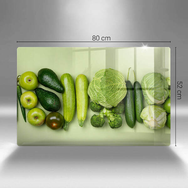 Protezione piano induzione Frutta e verdura verde