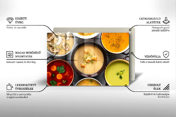 Protezione piano induzione Zuppe colorate