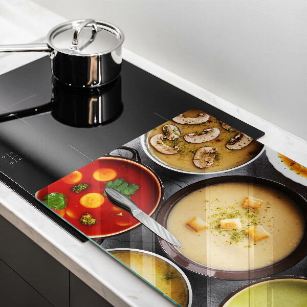 Protezione piano induzione Zuppe colorate