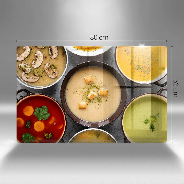 Protezione piano induzione Zuppe colorate