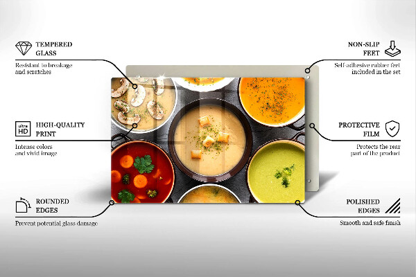 Protezione piano induzione Zuppe colorate