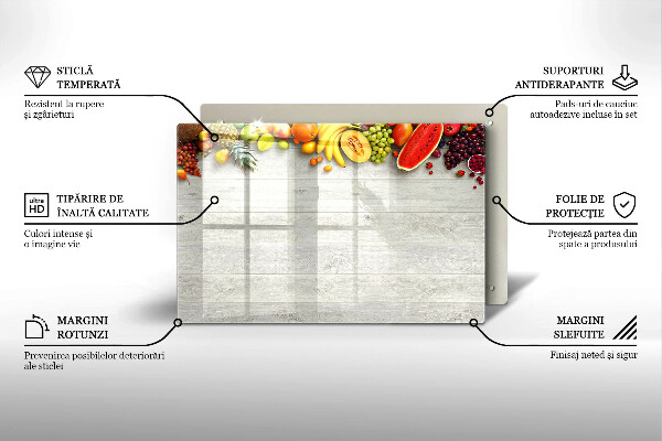 Copri piano cottura Frutta sulle copertine