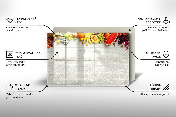 Copri piano cottura Frutta sulle copertine