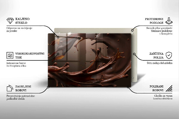 Protezione piano induzione Cioccolato liquido