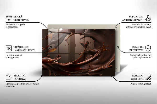 Protezione piano induzione Cioccolato liquido