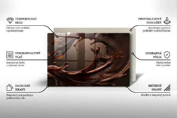 Protezione piano induzione Cioccolato liquido