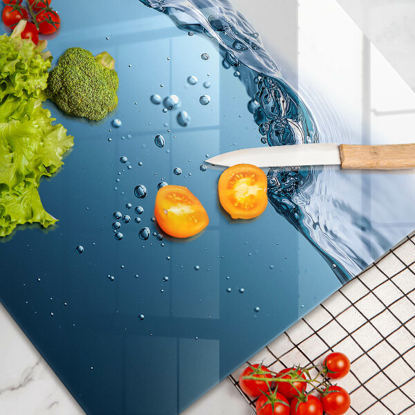 Protezione piano cottura Acqua blu