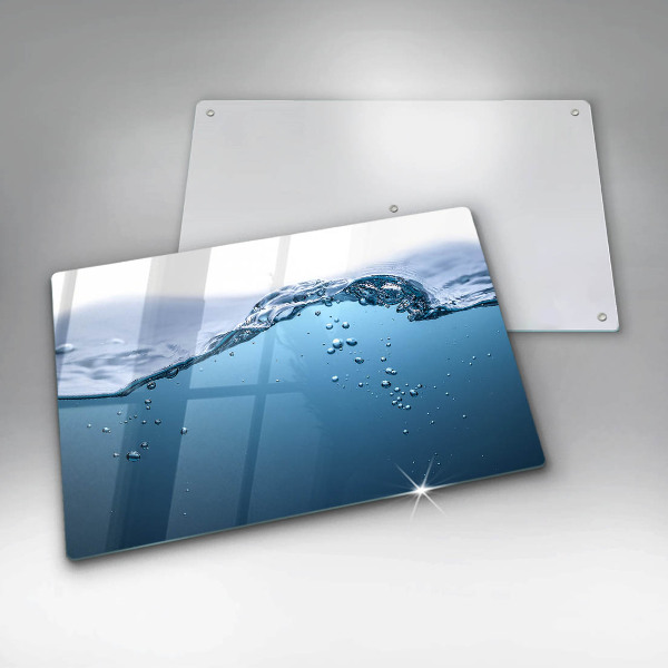 Protezione piano cottura Acqua blu