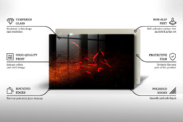Protezione piano induzione Peperoncini piccanti