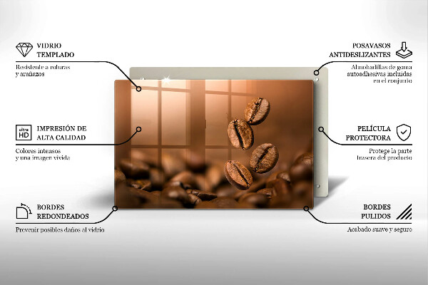 Protezione piano induzione Chicchi di caffè