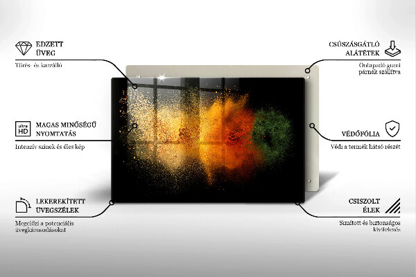 Protezione piano cottura Spezie colorate