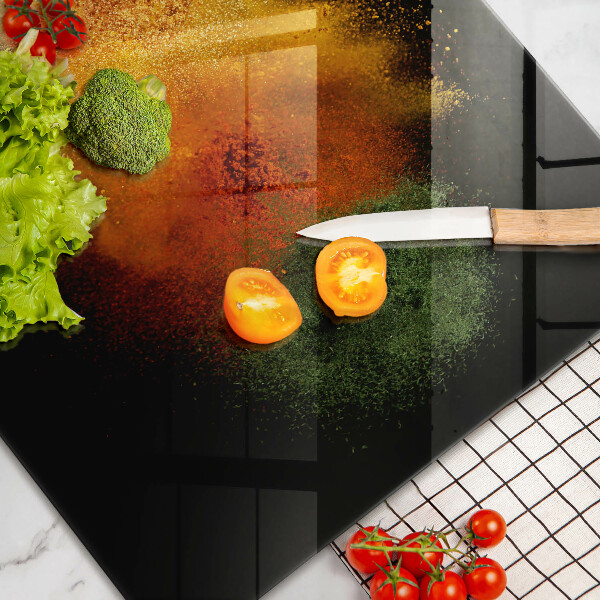 Protezione piano cottura Spezie colorate