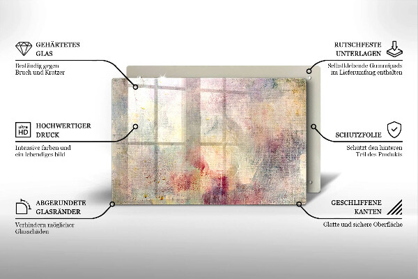 Copri cucina in vetro Fondo di struttura della vernice