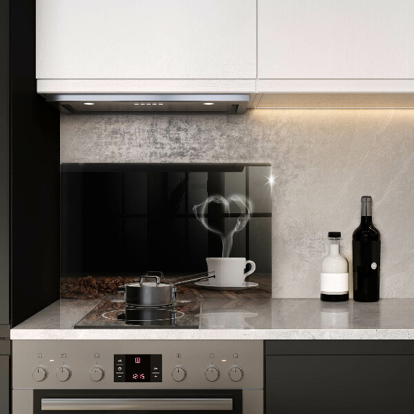 Copri piano cottura Cuore della tazza di caffè