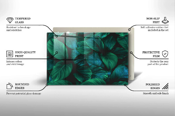 Protezione piano cottura Foglie della giungla