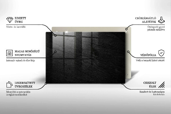 Protezione piano induzione struttura della roccia
