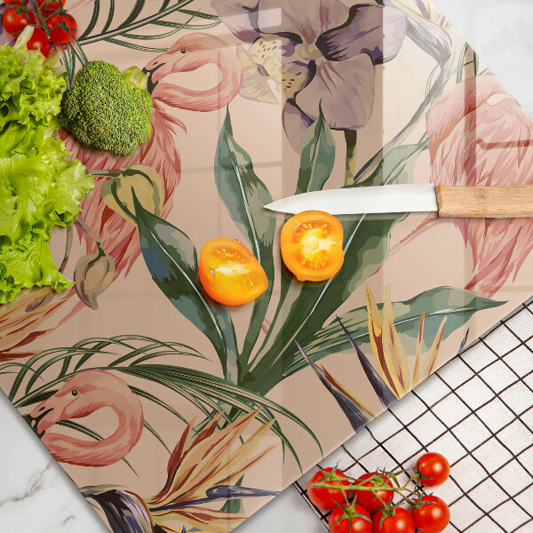 Protezione piano induzione Illustrazione dei fenicotteri