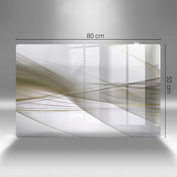 Copri piano cottura Disegno di linee astratte