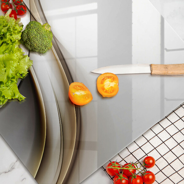 Copri piano cottura Astrazione di linee morbide