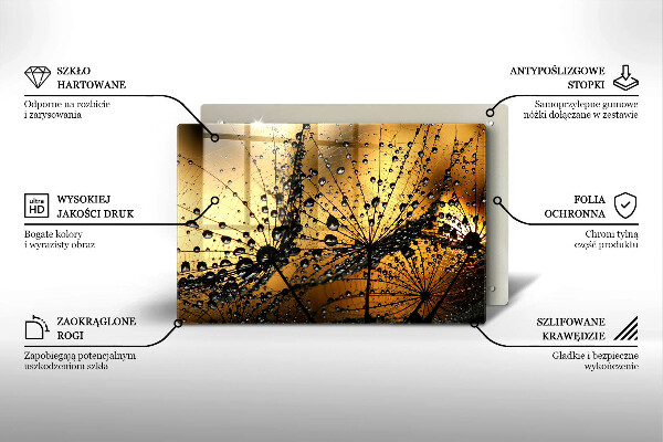 Copri piano cottura Rugiada e denti di leone