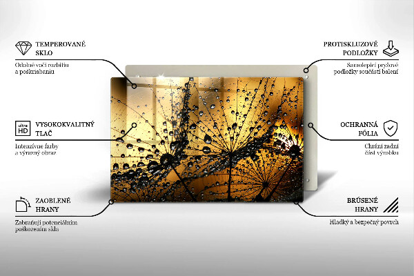 Copri piano cottura Rugiada e denti di leone