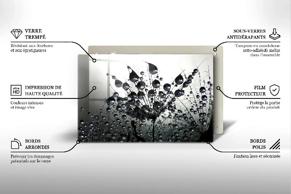 Copri piano cottura Denti di leone e rugiada