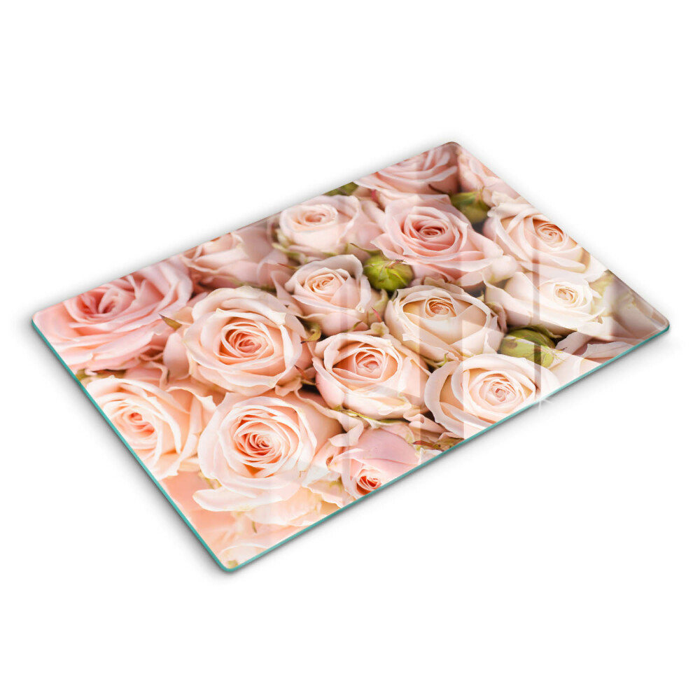 Copri piano cottura Bouquet di rose delicate