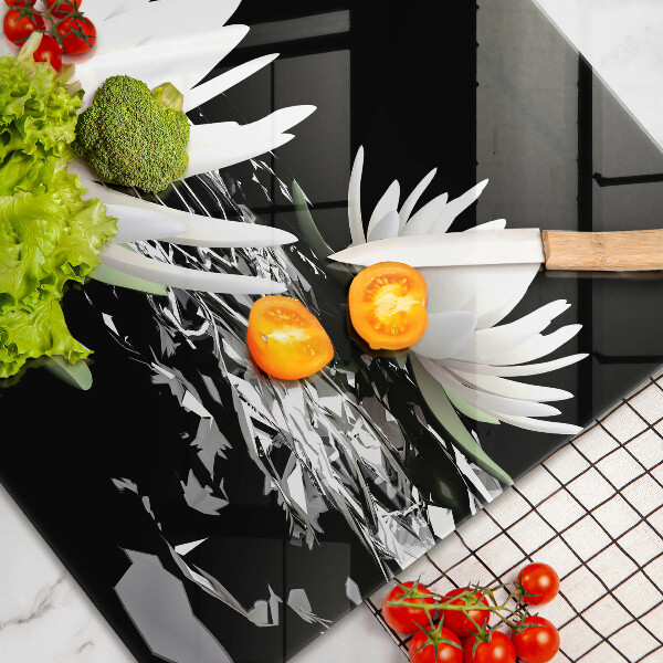 Copri piano cottura Gigli bianchi sull'acqua