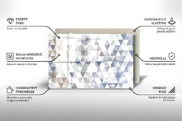 Protezione piano cottura Modello triangoli