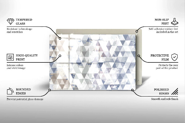 Protezione piano cottura Modello triangoli