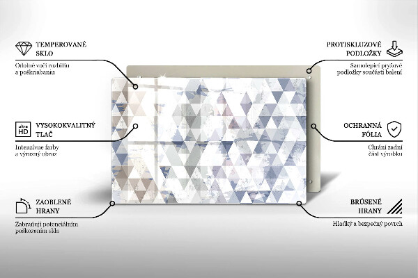 Protezione piano cottura Modello triangoli