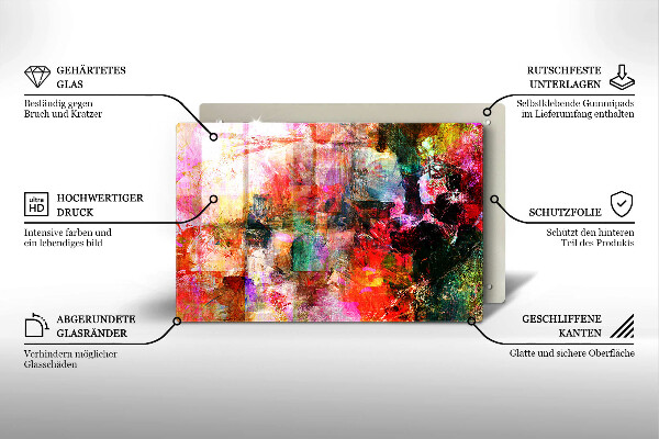 Copri piano cottura Dipingi l'astrazione