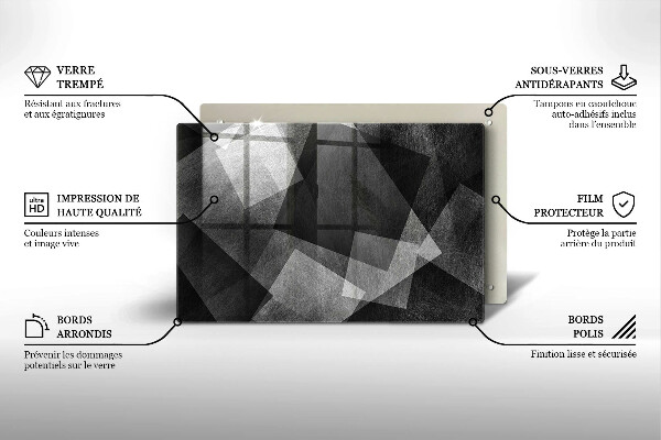 Copri piano cottura Astrazione geometrica