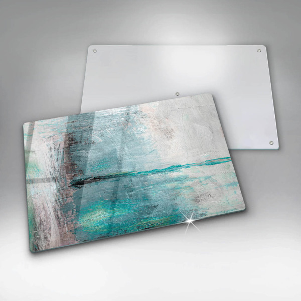 Copri piano cottura Dipinga lo sfondo di astrazione