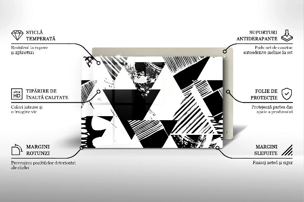 Protezione piano cottura Triangoli geometrici